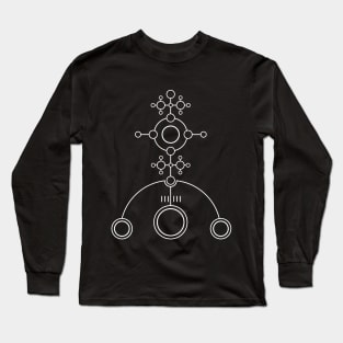 UFO Sacred Geometry Circle Long Sleeve T-Shirt